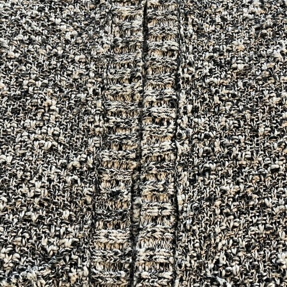 Garage Women’s Oversized Cardigan Non-closure Sweater Size XS in Black And White - Picture 8 of 10